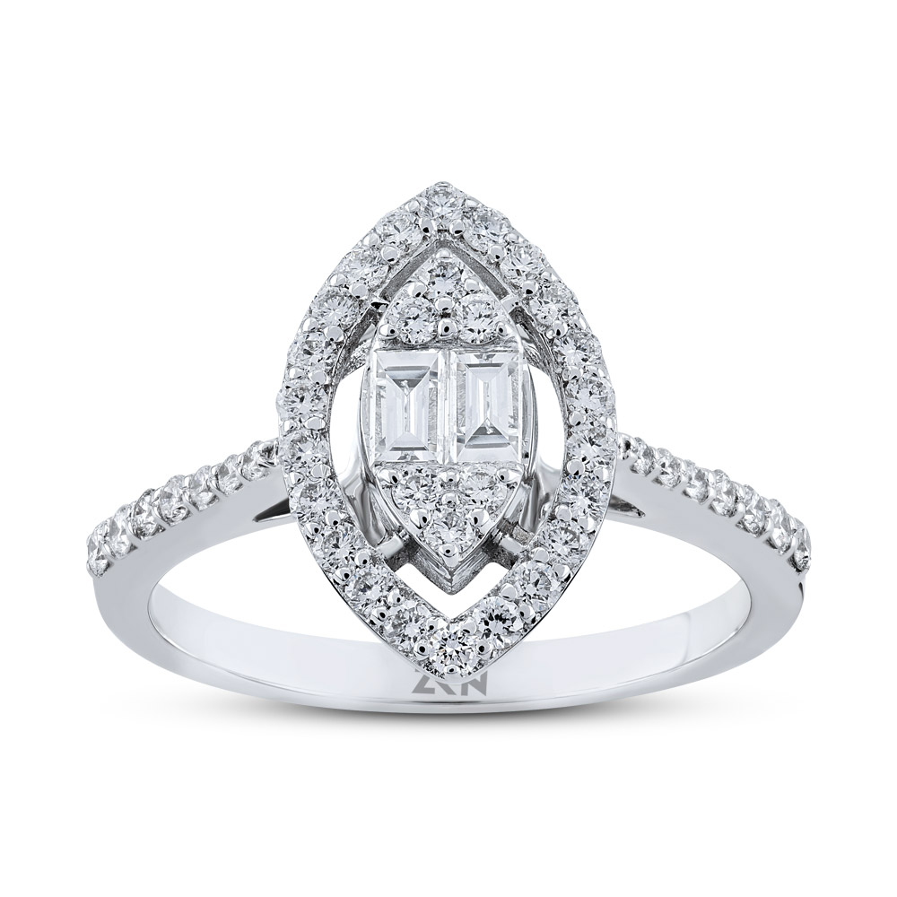 0,57ct Baguette Diamond Ring